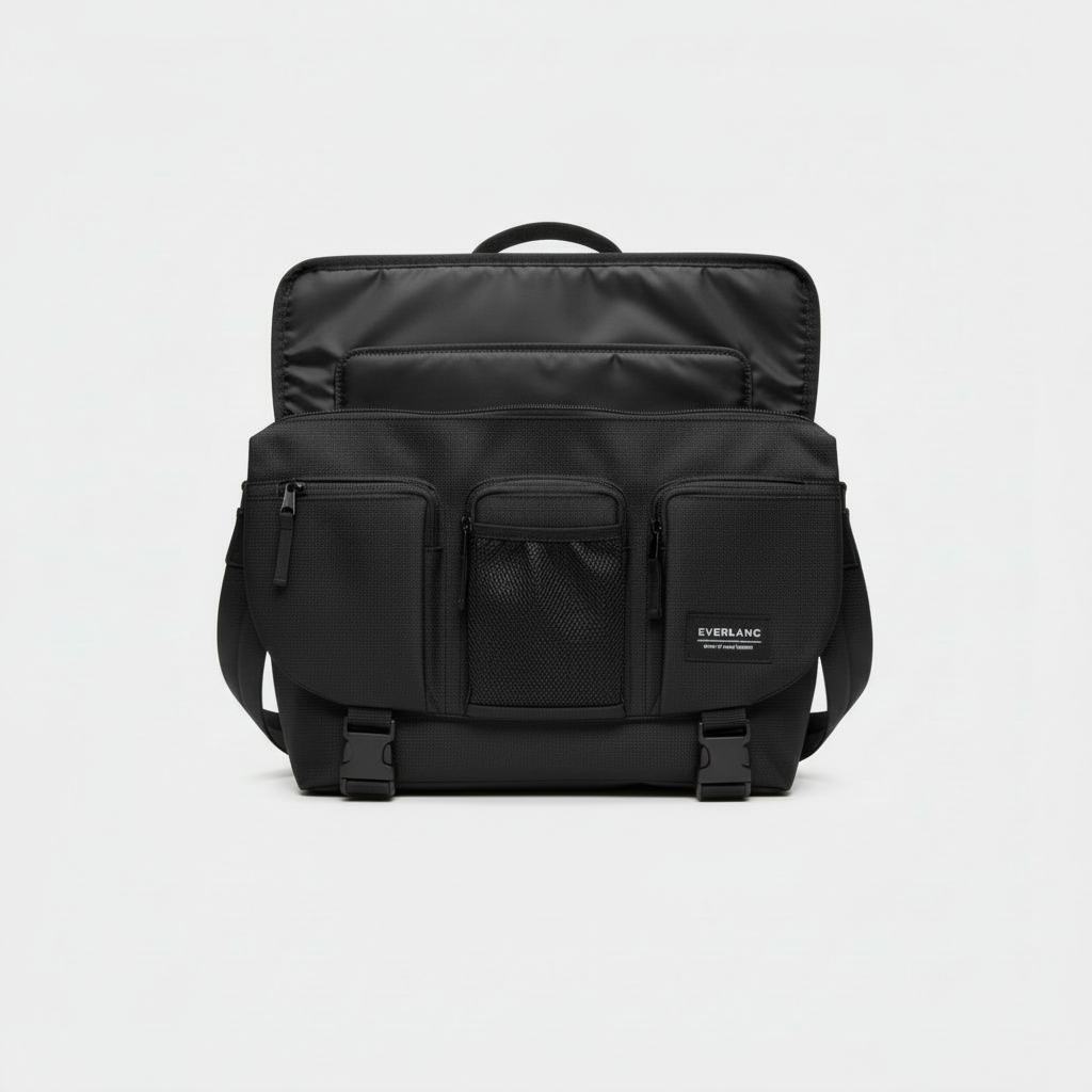 Olive Ripstop Cargo Messenger Bag Premium Deluxe
