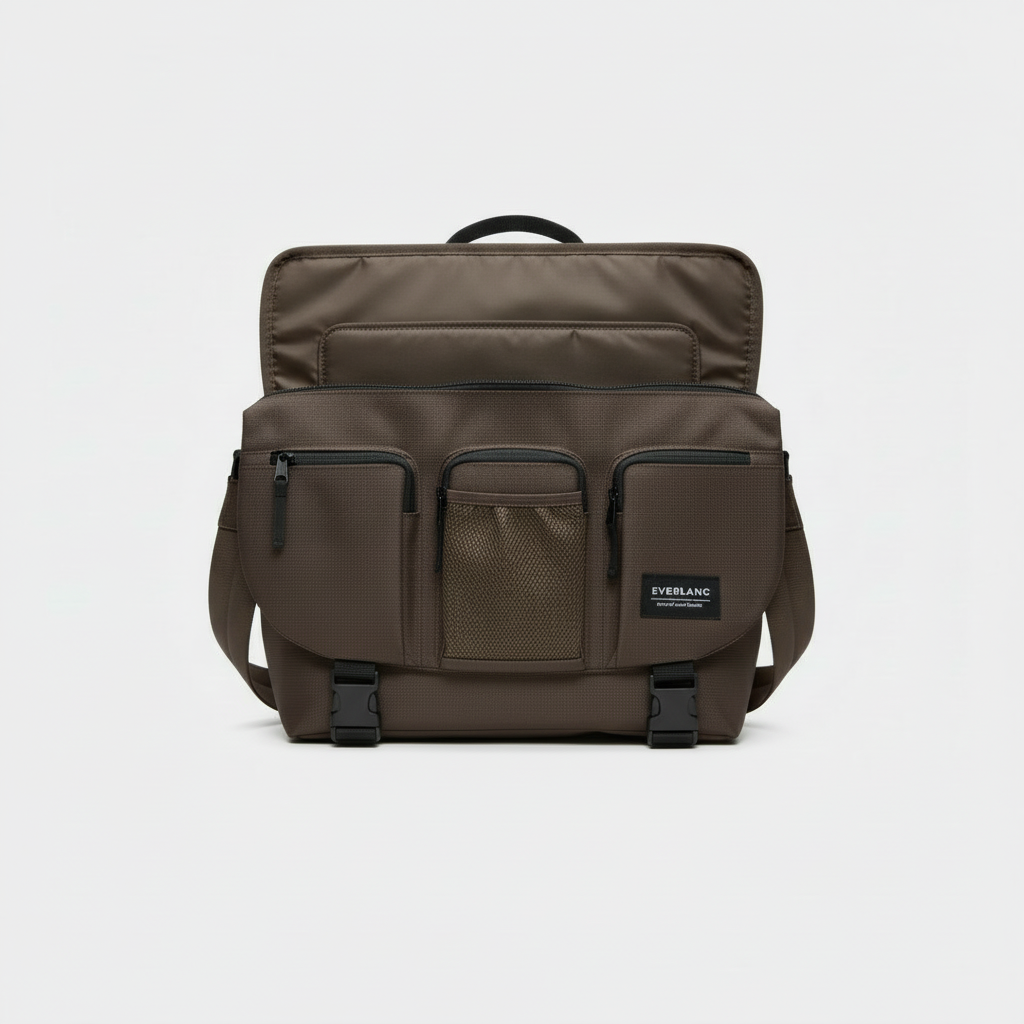 Olive Ripstop Cargo Messenger Bag Premium Deluxe