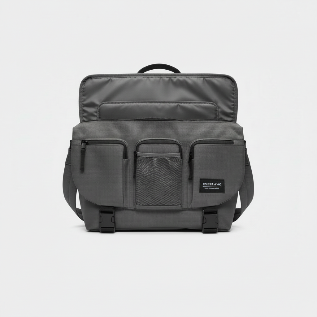 Olive Ripstop Cargo Messenger Bag Premium Deluxe