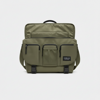 Olive Ripstop Cargo Messenger Bag Premium Deluxe