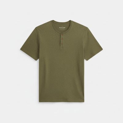 The Cotton Slub Henley Select Signature